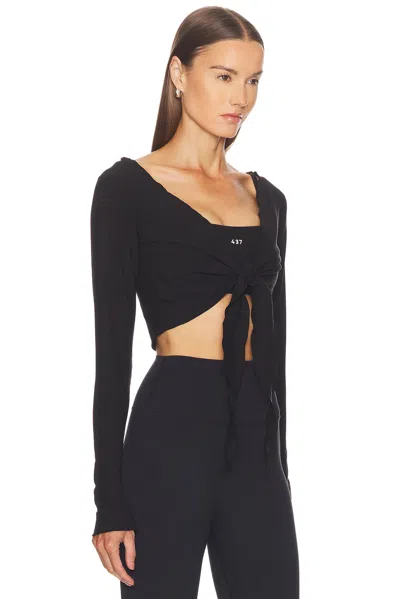 437 The Wrap Top In Black