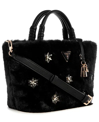 Guess Women's Haida Small Crossbody Tote Bag In Black