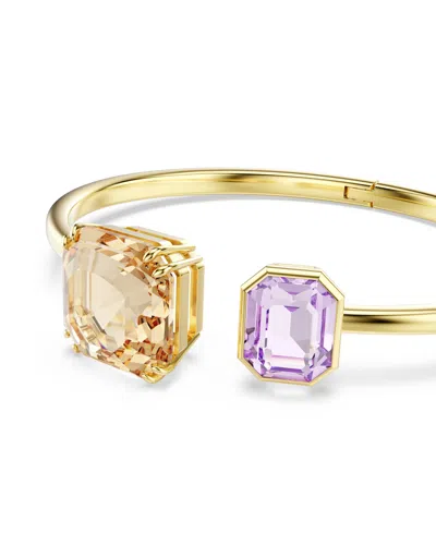 Swarovski Millenia Octagon-cut Gemstone Bracelet In Gold