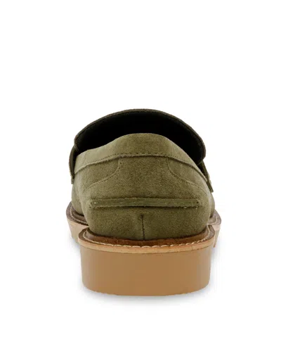 Anne Klein Elia Womens Suede Slip On Loafers In Multi