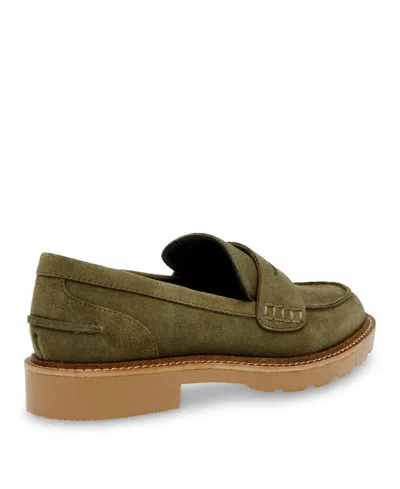 Anne Klein Elia Womens Suede Slip On Loafers In Multi