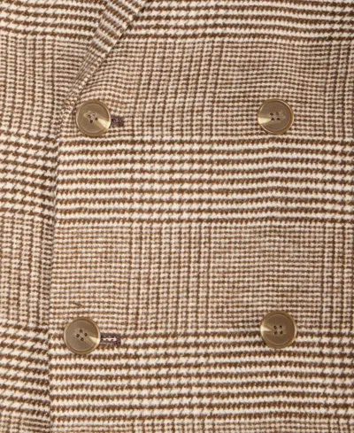 Mode Of One Men's Relaxed-fit Double-breasted Top Coat, Macy's Exclusive In Brown