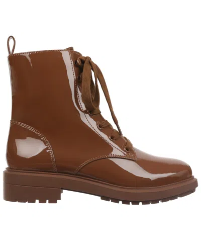 On 34th Women's Terissa Lace-up Booties, Created For Macy's In Animal Print