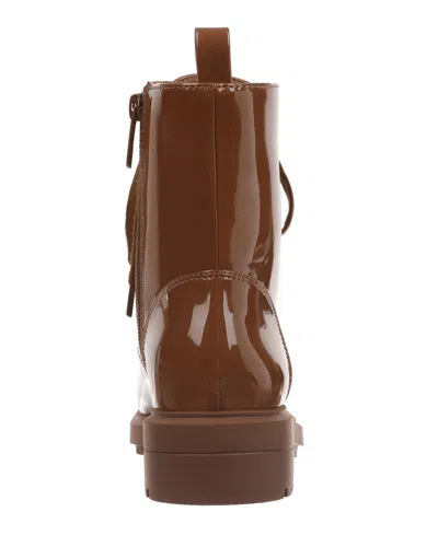 On 34th Women's Terissa Lace-up Booties, Created For Macy's In Animal Print