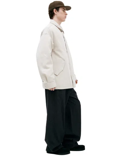 Visvim White Embroidered Jacket In White