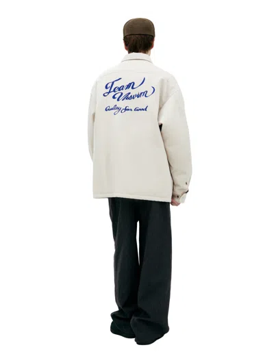 Visvim White Embroidered Jacket In White