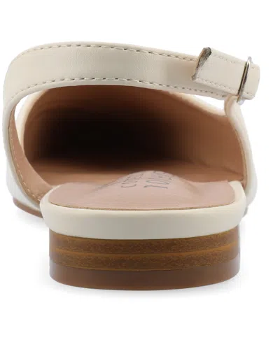 Journee Collection Daphnne Womens Pointed Closed Toe Ballet Flats In Neutral