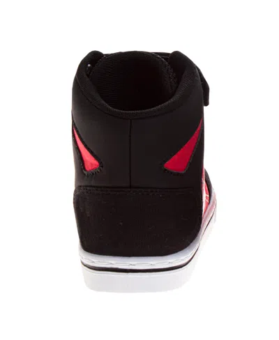 Spider-man Little And Big Boys High Top Sneakers In Black