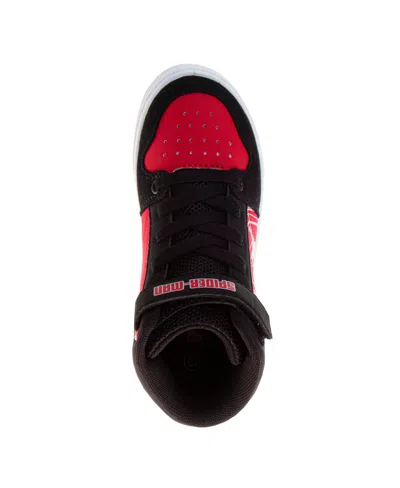 Spider-man Little And Big Boys High Top Sneakers In Black