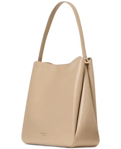 Kate Spade Grace Medium Leather Hobo Bag In Neutral