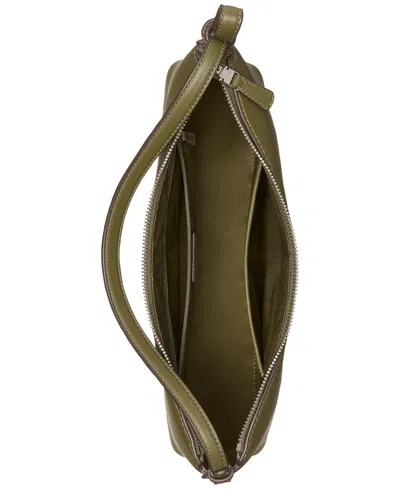 Kate Spade Loop Medium Pebbled Leather Shoulder Bag In Green