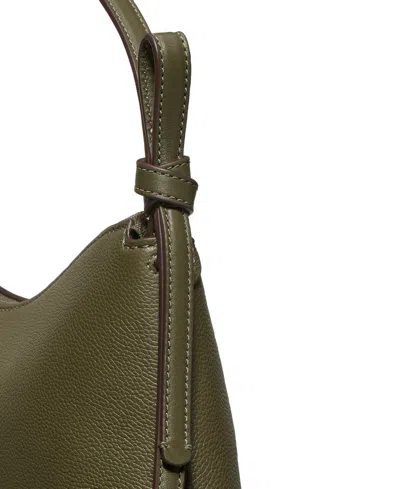 Kate Spade Loop Medium Pebbled Leather Shoulder Bag In Green