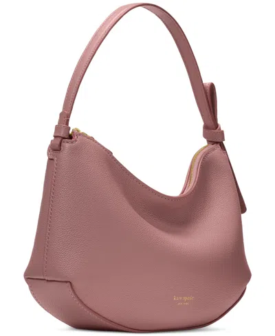 Kate Spade Loop Medium Pebbled Leather Shoulder Bag In Pink