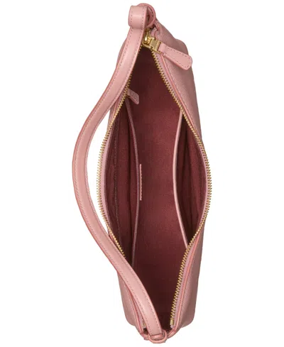 Kate Spade Loop Medium Pebbled Leather Shoulder Bag In Pink