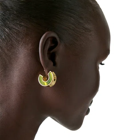 Kate Spade Cubic Zirconia Small Hoop Earrings In Multi