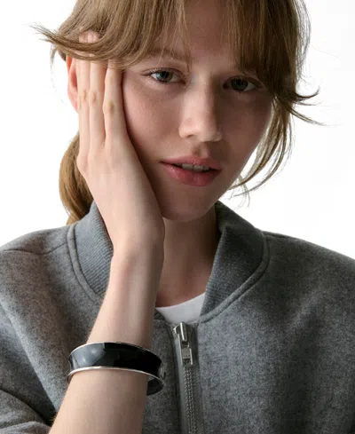 Kate Spade Bold Bangle In Gray