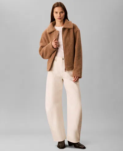 Calvin Klein Jeans Est.1978 Women's Point Collar Jacket In Multi