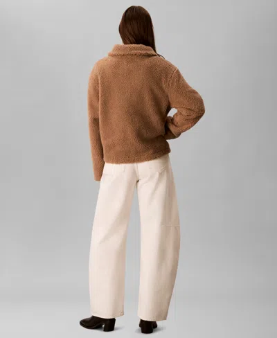 Calvin Klein Jeans Est.1978 Women's Point Collar Jacket In Multi