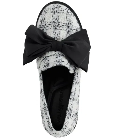 Karl Lagerfeld Women's Camilia Bow Slip-on Loafers In Multi