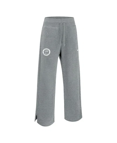 Nike Women's Heather Gray U.s. Paralympics Phoenix Fleece Sweatpants In Gray