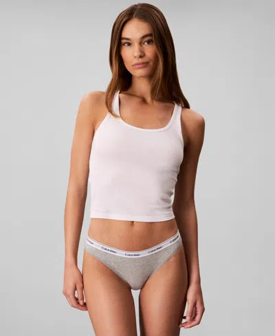 Calvin Klein Women's Modern Logo 3-pack Bikini Underwear Qd5207 In Multi