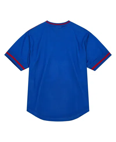 Mitchell & Ness Men's Red Philadelphia 76ers Jumbotron 3.0 Mesh V-neck T-shirt In Multi