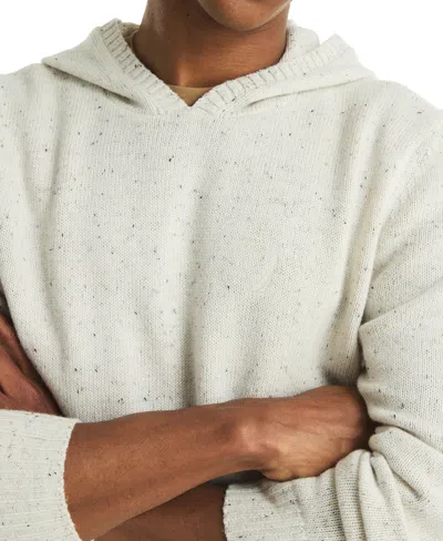 Nautica Men's Donegal Pull-on Hooded Sweatshirt In White