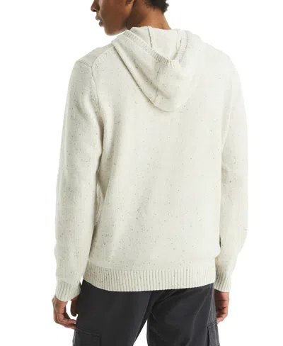 Nautica Men's Donegal Pull-on Hooded Sweatshirt In White