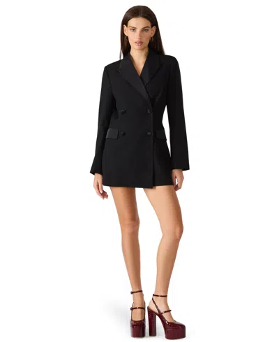 Steve Madden Women's Meridia Long Sleeves Jumpsuit In Black