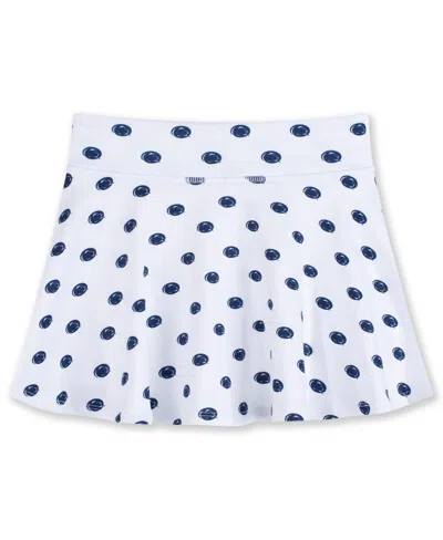 Zoozatz Big Girls White Penn State Nittany Lions All-over Print Tennis Skort In White