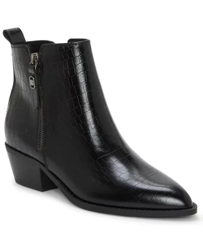 Lucky Brand Women's Ailein Pointed Toe Zipper Ankle Booties In Black