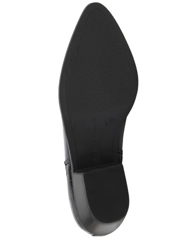 Lucky Brand Women's Ailein Pointed Toe Zipper Ankle Booties In Black