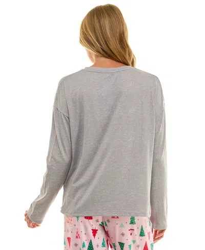 Roudelain Women's Long-sleeve Drop Shoulder Top In Gray