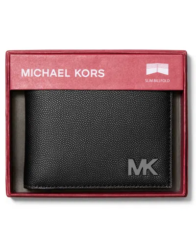 Michael Kors Men's Slim Billfold Wallet In Black