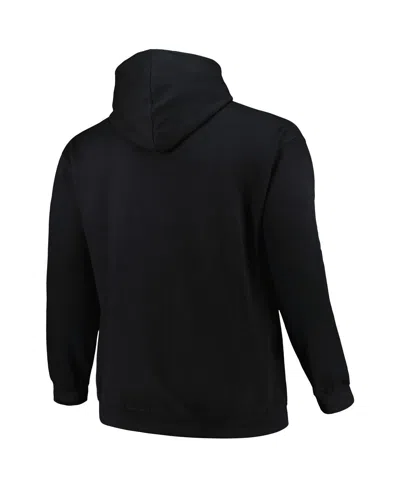 Mitchell & Ness Men's Black Orlando Magic Hardwood Classics Big Tall Pullover Hoodie In Black