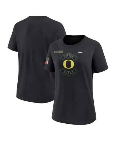 Nike Oregon Military Appreciation  Women's Dri-fit College T-shirt In Animal Print