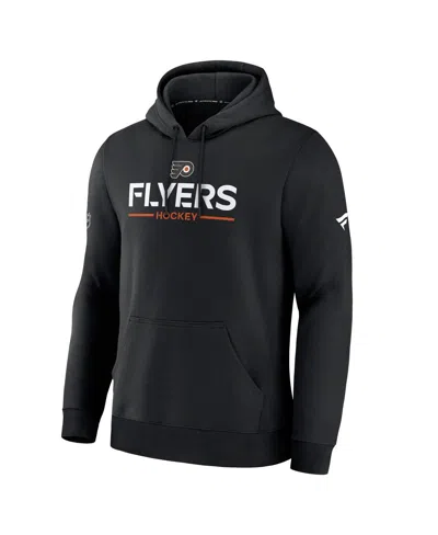 Fanatics Men's Black Philadelphia Flyers Authentic Pro Primary Hoodie In Black