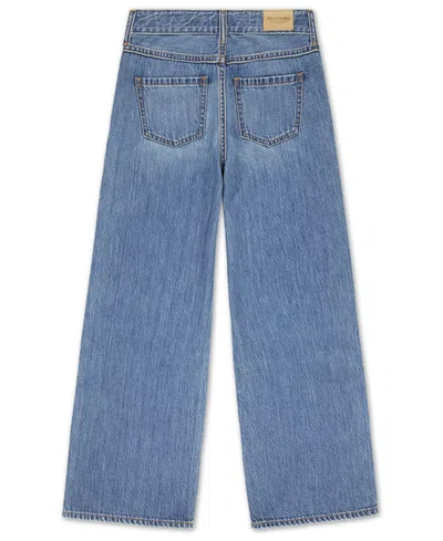 Abercrombie Girls High-rise Ultra Wide Leg Jeans In Blue