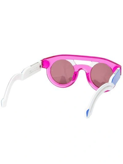 Shop Jacques Marie Mage 'clara' Sunglasses - Pink
