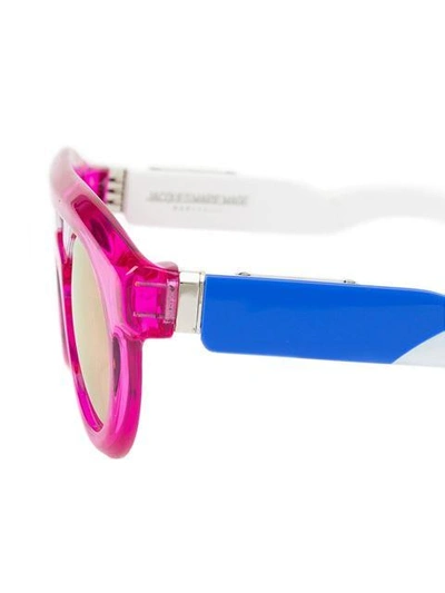 Shop Jacques Marie Mage 'clara' Sunglasses - Pink