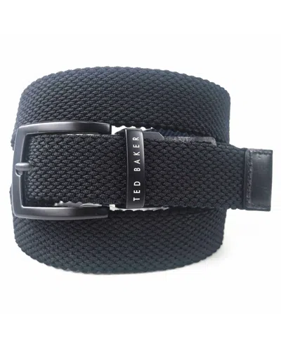 Ted Baker Men's Reversible Stretch Web Belt In Blue