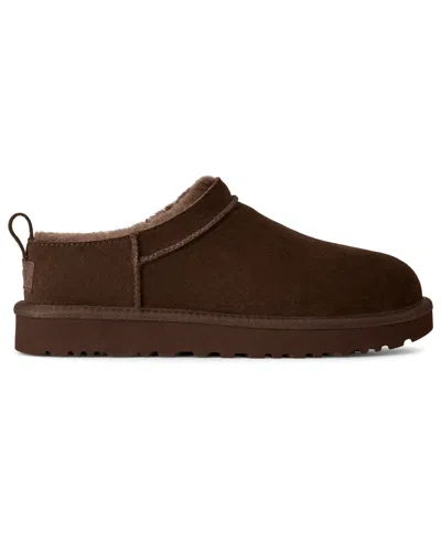 Ugg Women's Classic Micro Pull Tab Booties In Brown