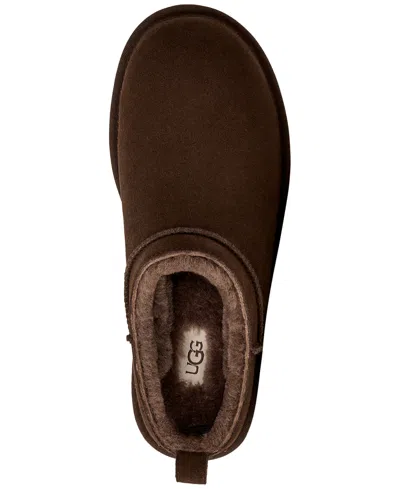 Ugg Women's Classic Micro Pull Tab Booties In Brown