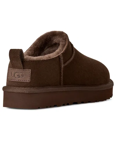 Ugg Women's Classic Micro Pull Tab Booties In Brown