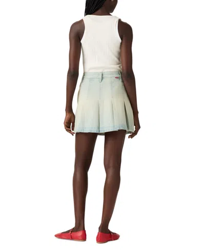 Levi's Pleated Mini Skirt In Animal Print