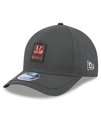 New Era Men's Charcoal Cincinnati Bengals 2025 Sideline Cold Weather 9forty M-crown Adjustable Hat In Gray