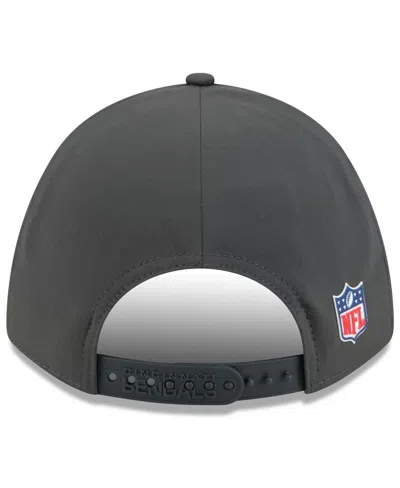 New Era Men's Charcoal Cincinnati Bengals 2025 Sideline Cold Weather 9forty M-crown Adjustable Hat In Gray