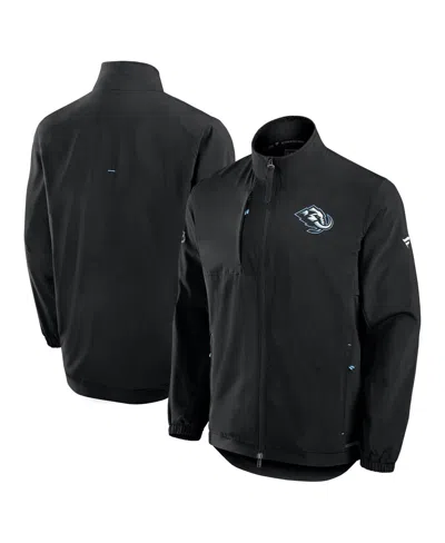 Fanatics Men's Black Utah Mammoth Authentic Pro Rink Full-zip Coaches Jacket In Black