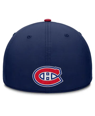 Fanatics Men's Navy/red Montreal Canadiens Authentic Pro Rink Team Code Flex Hat In Multi