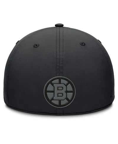 Fanatics Men's Black Boston Bruins Authentic Pro Road Team Code Flex Hat In Black